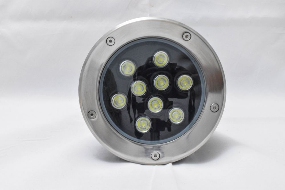 Reflector LED empotrable en piso 9W Blanco Frio