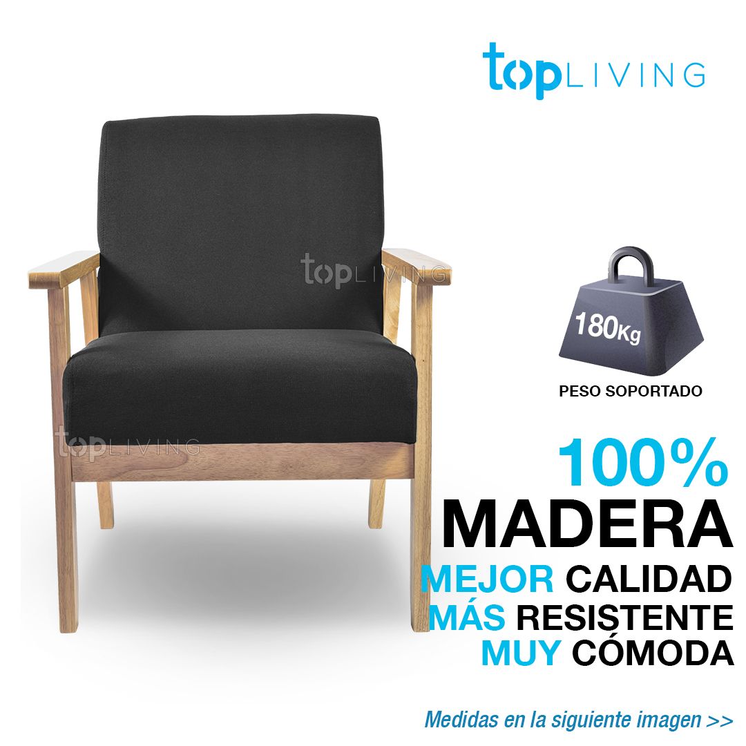 Top Living Sillon Individual color Beige - Top Living