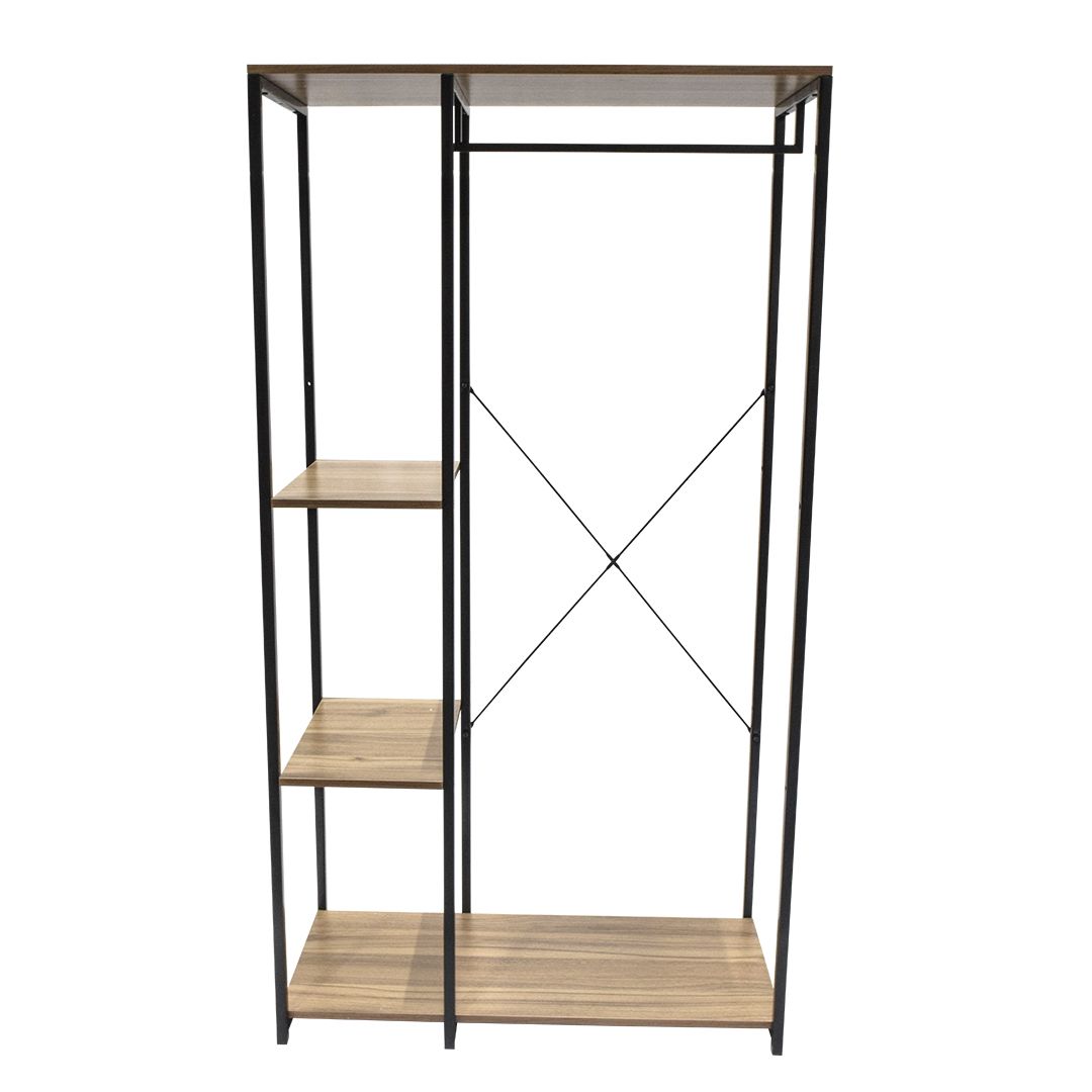 Top Living Closet armable repisas de madera y estructura tubular - Top  Living