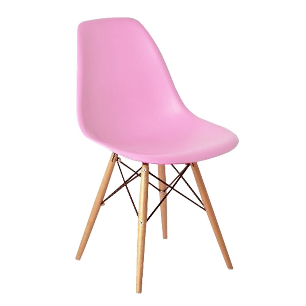 Top Living Silla estilo eames color rosa - Top Living