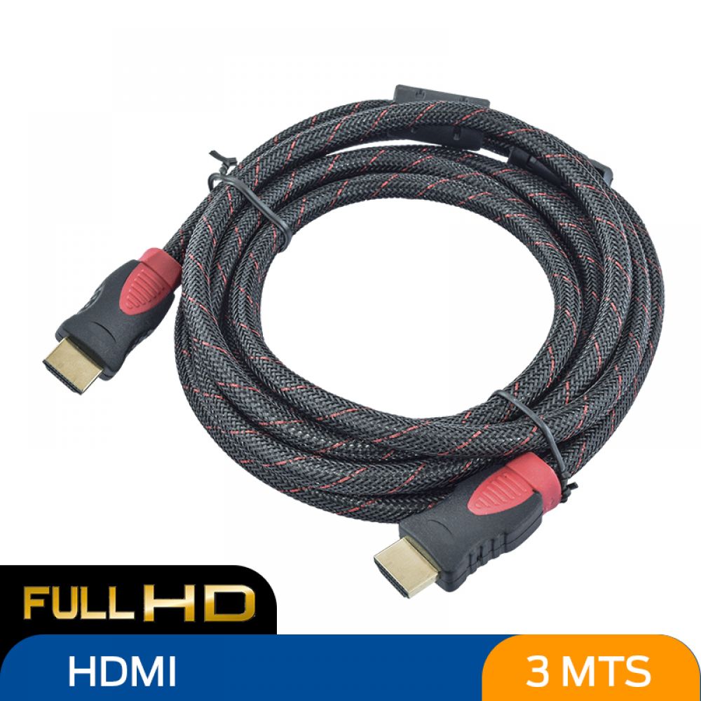 Bytek Cable HDMI blindado con malla reforzada de 3 metros - Top Living