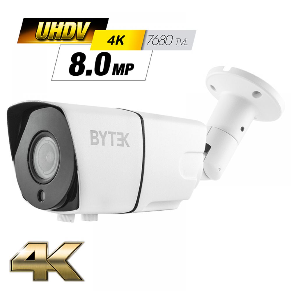 Camara bullet zoom varifocal de 8.0mp 7680 tvl 4K UHDV
