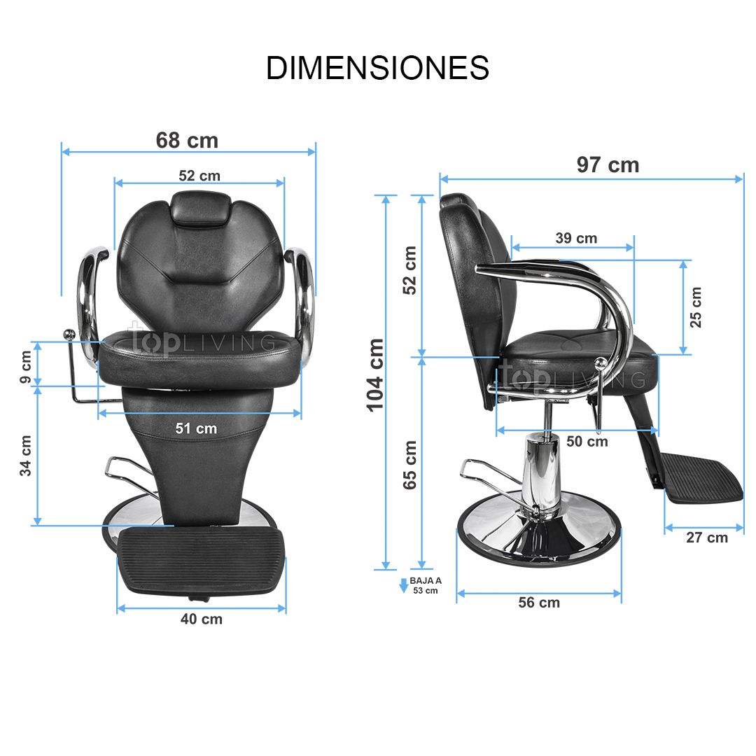 Sillones de Peluquería  MOBILIARIO DE PELUQUERÍA PROFESIONAL