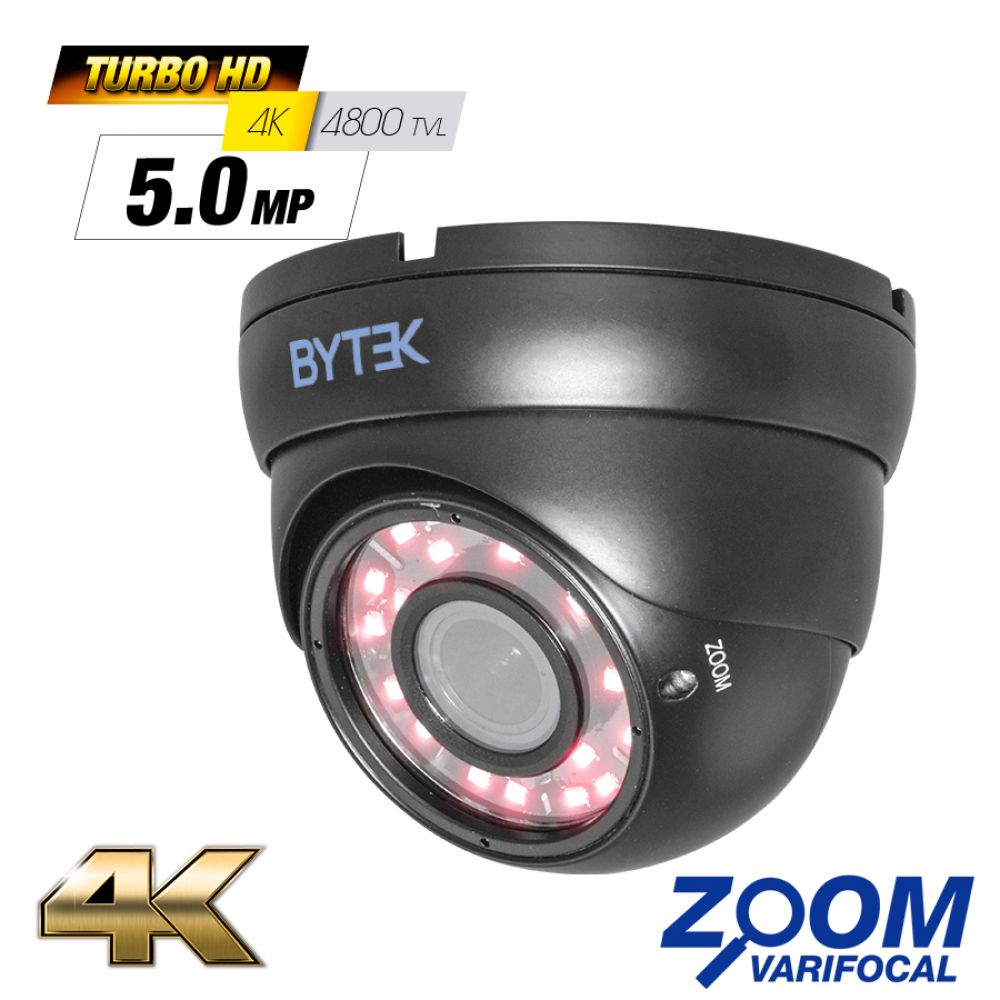 Camara domo Zoom varifocal de 5.0mp 4800 tvl 4K