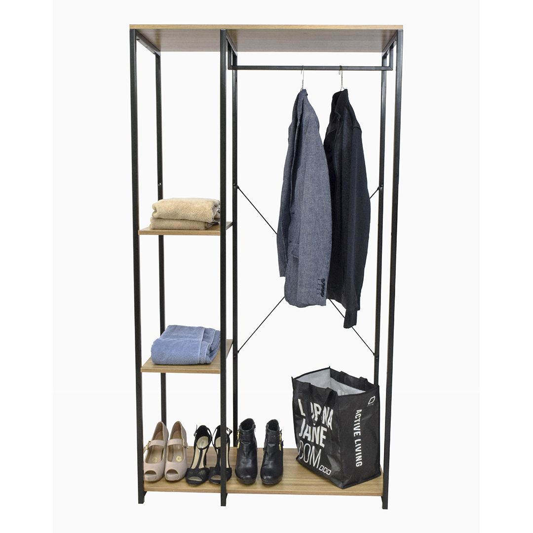 Living Closet armable repisas de madera y estructura - Top Living