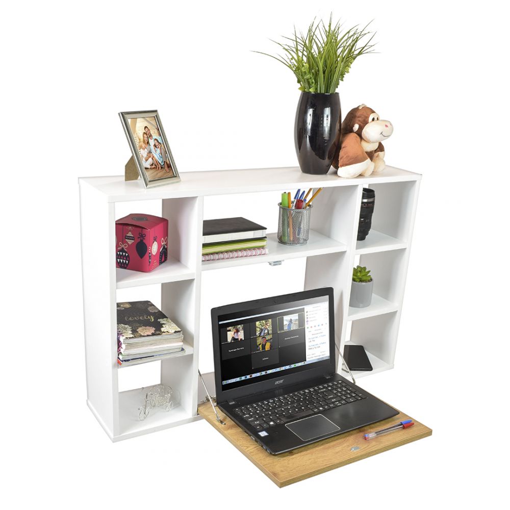 Mesa Escritorio Repisa Abatible Empotrable Homeoffice 100x40