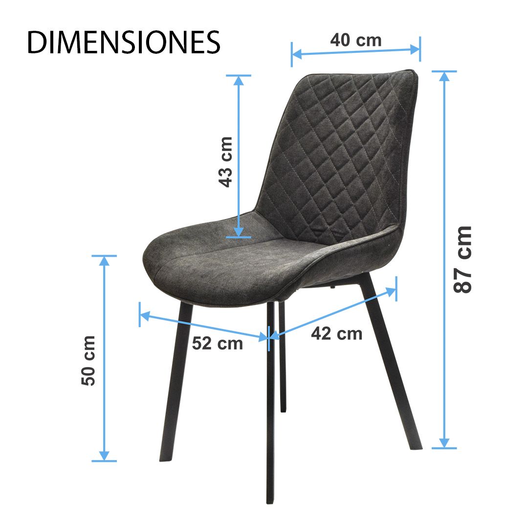 2 Sillas plegables acolchadas con taburete ilios innova Café