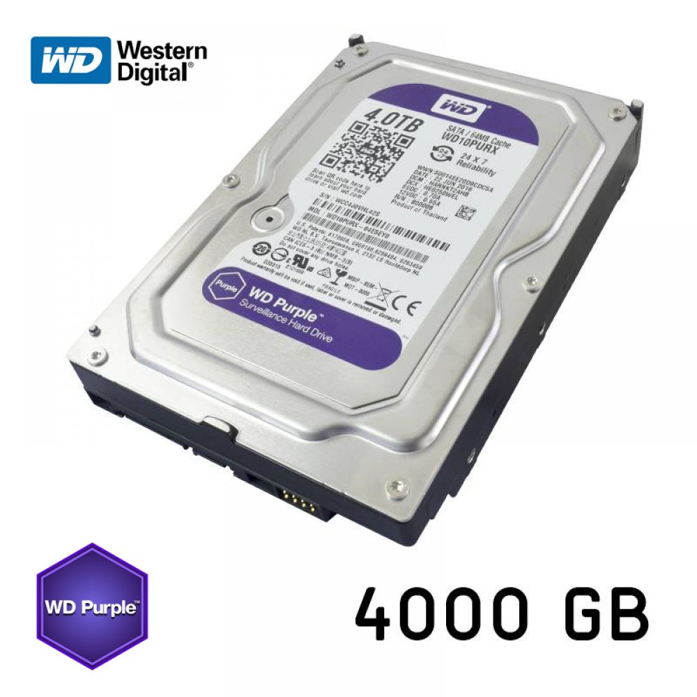 Disco duro Western Digital Purple SATA 3.5 4000 GB