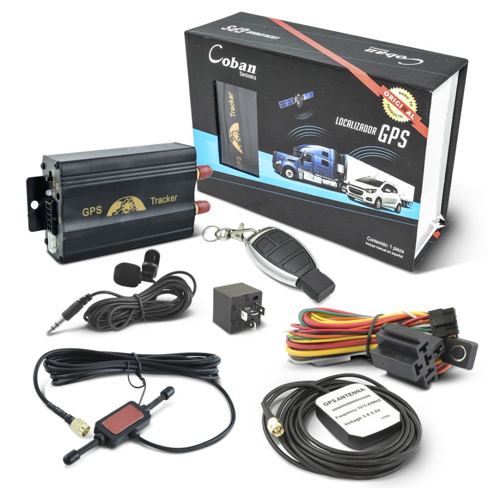 LOCALIZADOR GPS PARA AUTOS CON GPRS Y ANTIRROBO MF-103B - CONDE Car-Audio