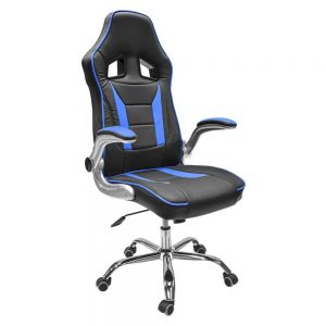 Silla Gamer Azul con Negro Anatómica