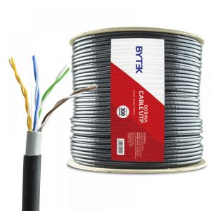 Bobina cable UTP Calibre 0.52 mm Doble forro Cat 5 - 300 metros