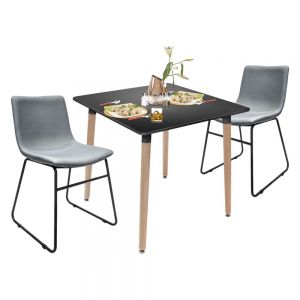 Comedor Minimalista con 4 sillas y Mesa Eames 