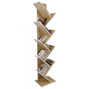 Librero Vertical Minimalista Diagonal