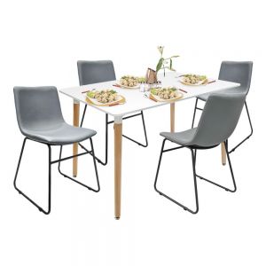 Comedor Vintage con 4 Sillas y 1 Mesa Eames