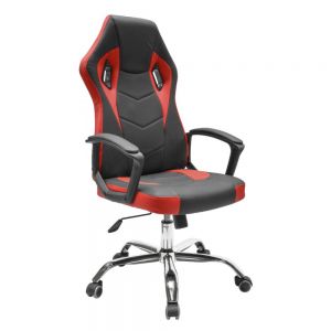 Silla Gamer Rojo  y Negro Anatómica