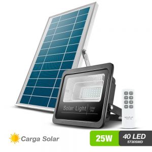 Reflector solar 40 LED 2,100 lumenes