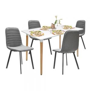 Comedor Vintage con 4 Sillas y 1 Mesa Eames