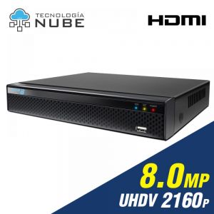 Grabador DVR 4 canales de 8.0mp 2160p 4K UHDV