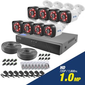 Kit de 8 camaras de 1.0mp HD 720p