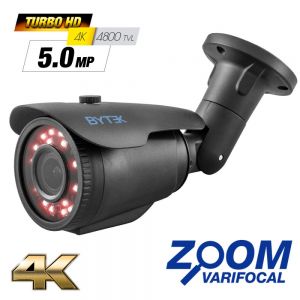 Camara bullet zoom varifocal de 5.0mp 4800 tvl 4K