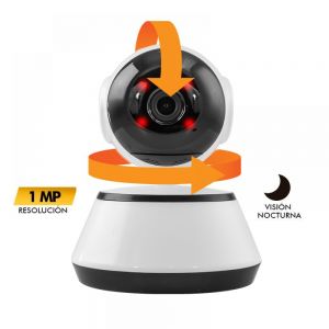 Camara IP Nanny cam de 1.0mp base giratoria motorizada