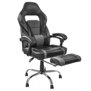 Silla Gamer reclinable con descansa pies diseño robusto