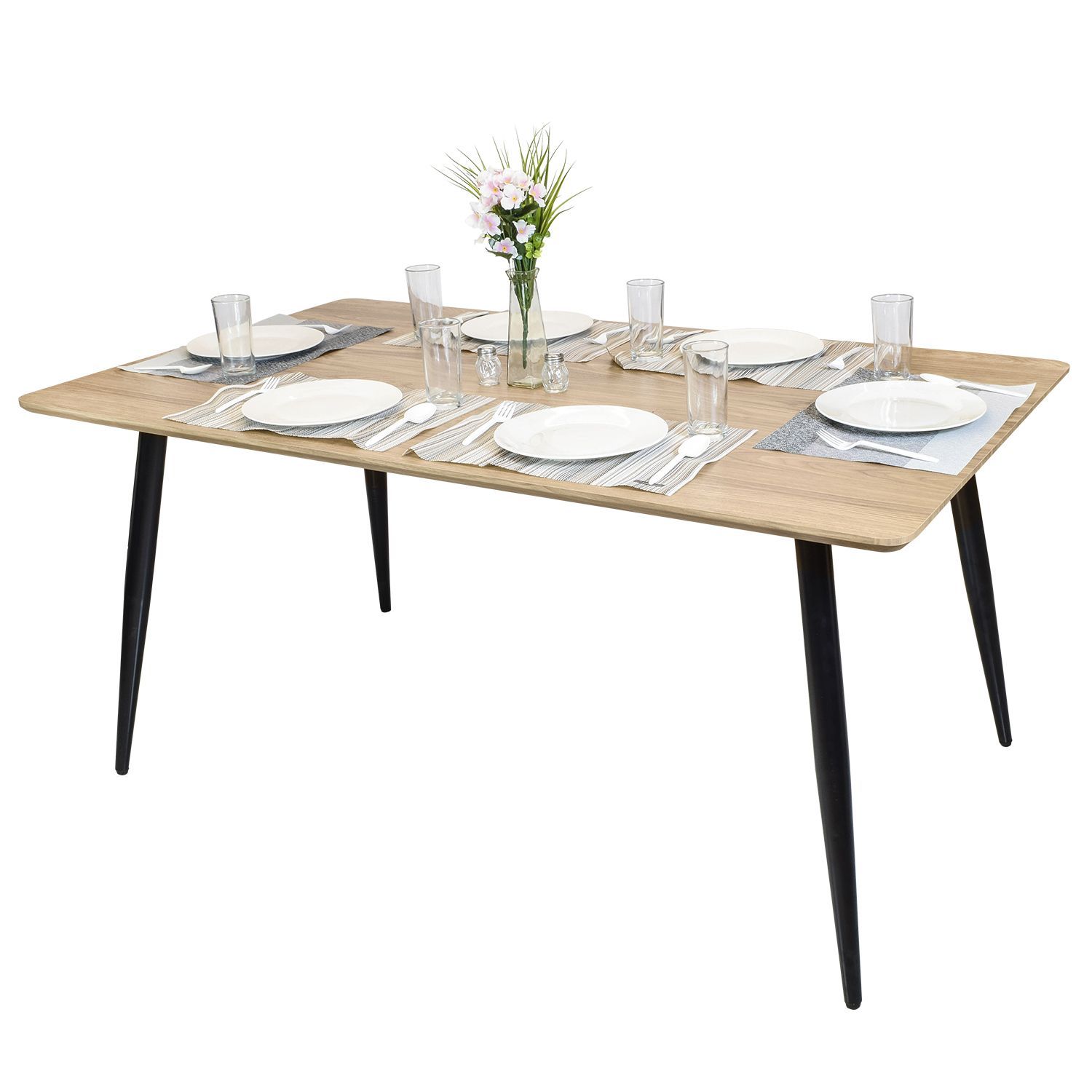 Mesa Grande Comedor de 160 cm para 6 personas