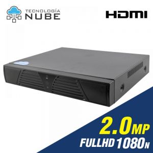 Grabador DVR 4 canales de 2.0mp 1080n Full HD