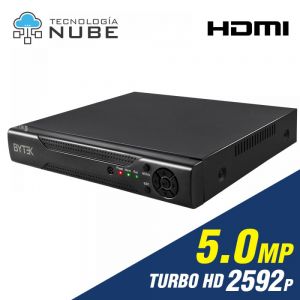 Grabador DVR 4 canales de 5.0mp 2592p 4K Turbo HD