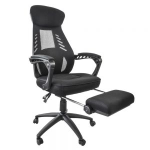 Silla Ejecutiva Gerencial con descansapies, reclinable, comoda y suave