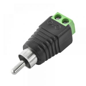 Conector macho RCA para microfono