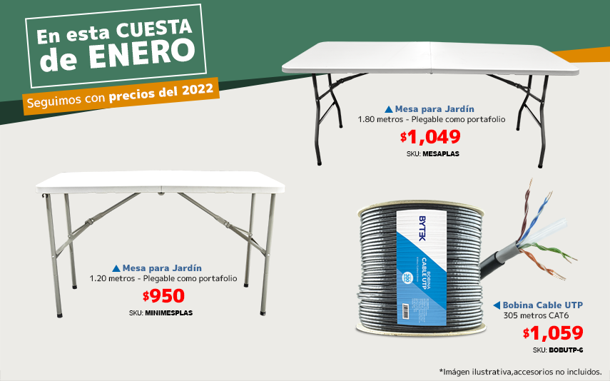 Mini mesa plas y Mesa plas